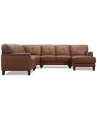 Ashlinn -Pc. Leather Chaise Sectional