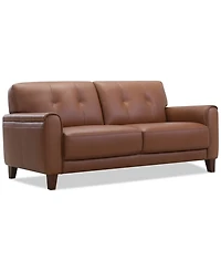 Ashlinn 82" 2 Seat Leather Sofa, Exclusively at Macy's