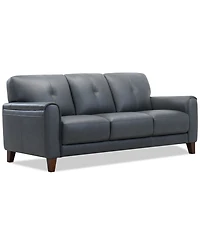 Ashlinn 84" 3 Seat Leather Sofa, Exclusively at Macy's