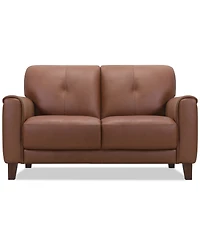 Ashlinn 61" Leather Loveseat, Exclusively at Macy's