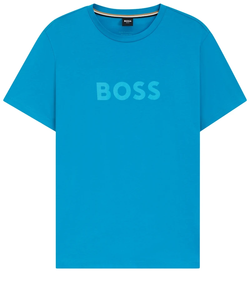Boss by Hugo Men's Spf 50+ Uv Protection Cotton-Jersey T-Shirt
