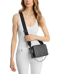 Michael Kors Bryant Medium Double-Zip Chain Camera Crossbody