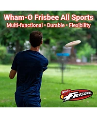 Wham-o Frisbee All Sport Disc 140g, 9.85 Inch, Durable and Non-Slip Grip for Outdoor Team Sports and Family Fun - 2 Pack