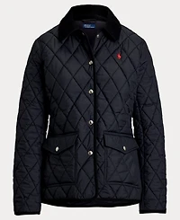 Polo Ralph Lauren Women's Corduroy-Trim Quilted Barn Jacket