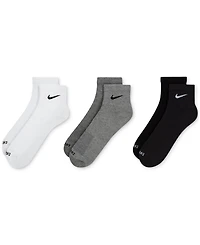 Unisex Nike Dri-fit Cushion Quarter Socks 3-Pack