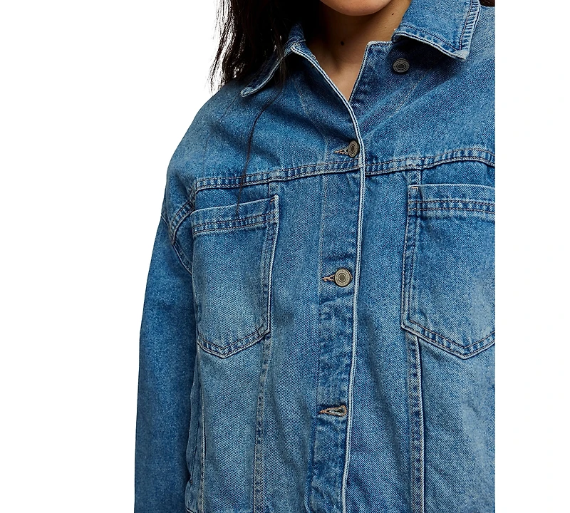 Free People Women's Opal Swing Denim Jacket