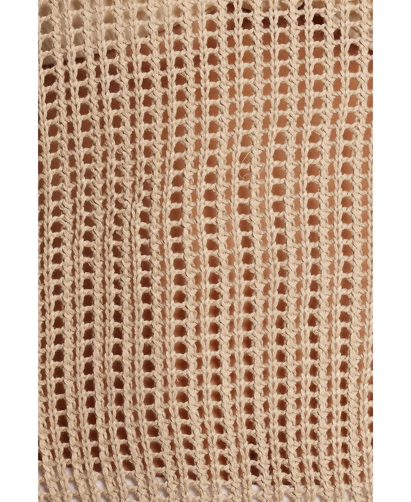 Petal and Pup Women's Desiree Open Weave Knit Sweater