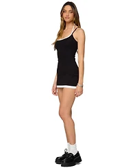 Edikted Women's Contrast Layered Look Halter Mini Dress