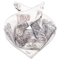 Venetian Fan - Silk Bandana for Women