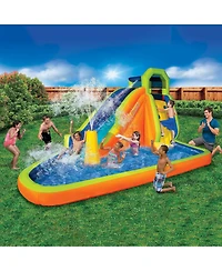 Banzai Gushing Geyser Water-Spraying Inflatable Pool Water Park Set, Multicolor
