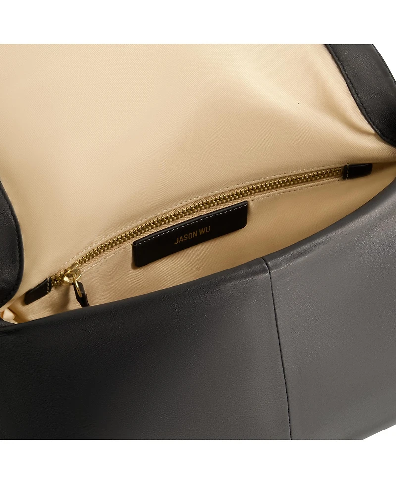 Jason Wu Quilted Chain Shoulder Bag with Jw Logo