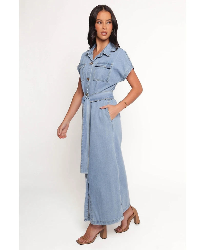 Petal and Pup Women's Griffin Shirt Maxi Dress