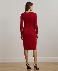 Lauren Ralph Women's Jersey Three-Quarter-Sleeve Dress