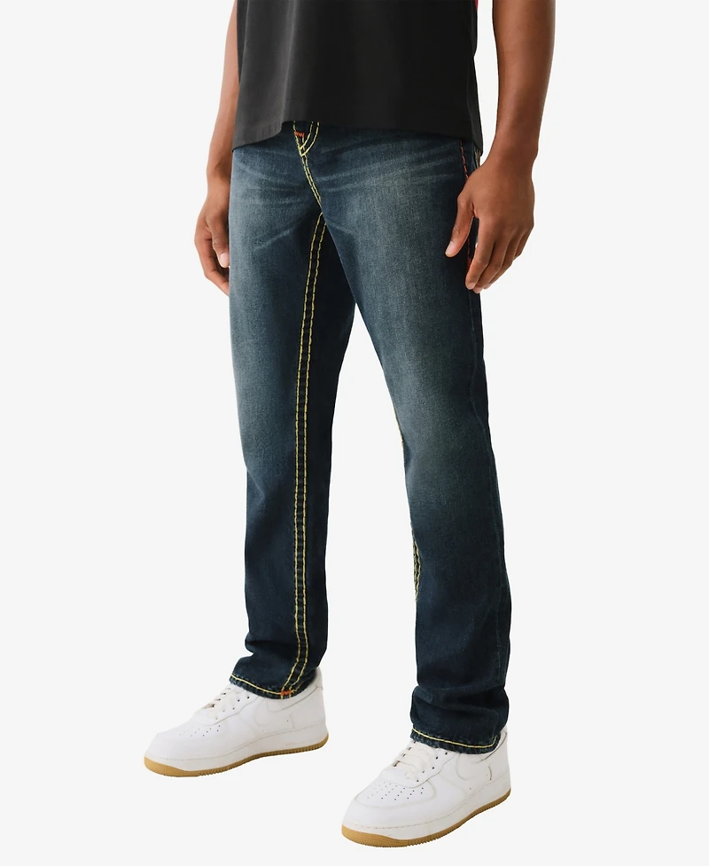 True Religion Men's Rocco Super T No Flap Jeans