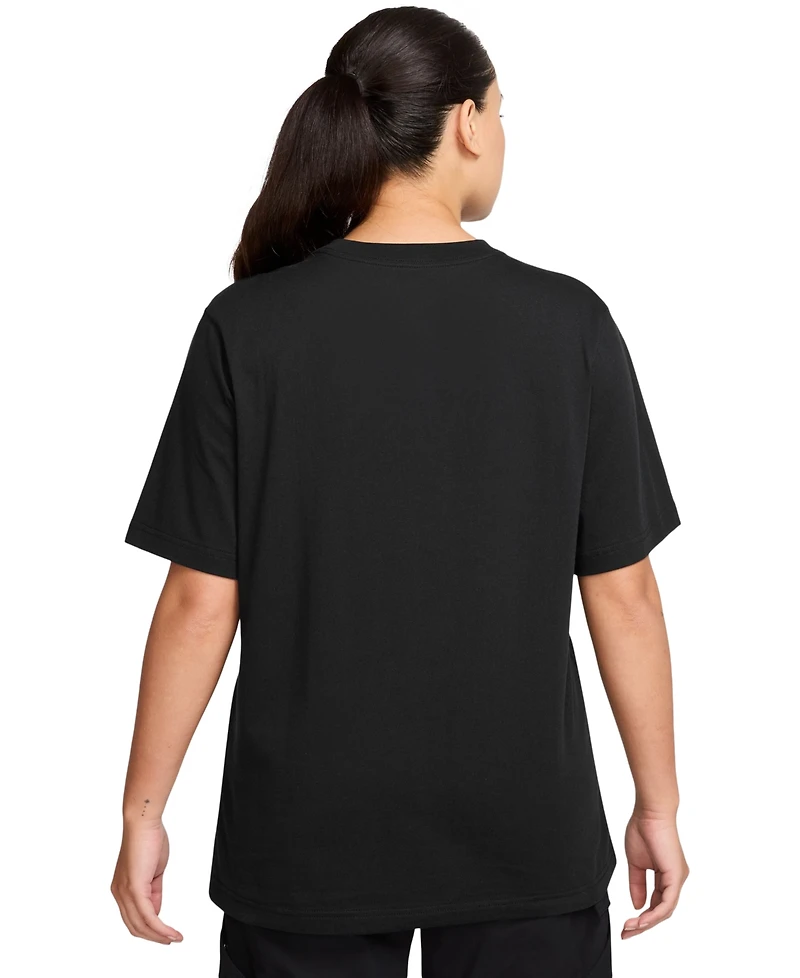 Nike Sportswear Women's Cotton Logo Short-Sleeve T-Shirt