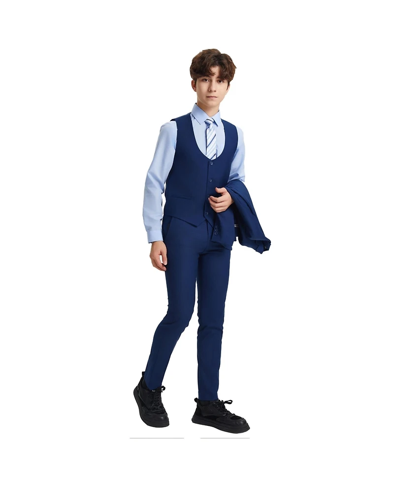 Stacy Adams Little Boys Indigo 5 Pc Suits