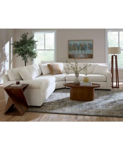 Radley Roll Arm Fabric Sectional Collection Exclusively At Macys