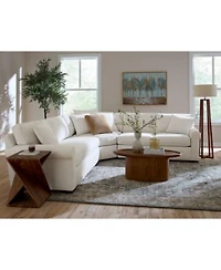 Radley Roll Arm Fabric Sectional Collection Exclusively At Macys
