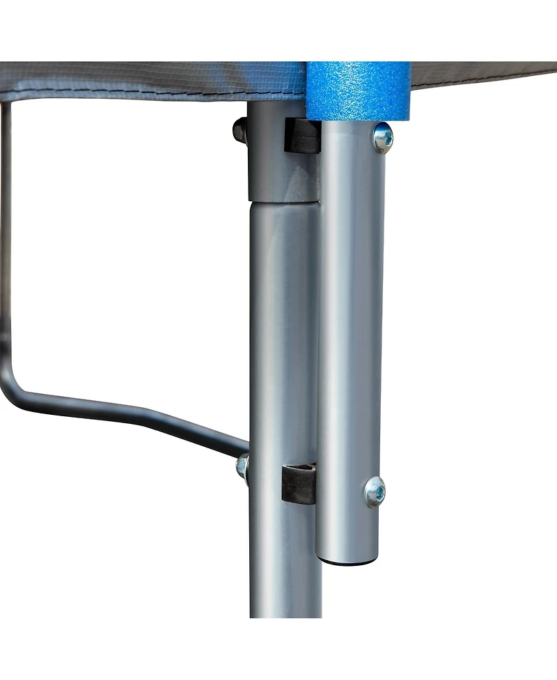 16FT Trampoline for Adults & Kids with Basketball Hoop, Outdoor Trampolines w/Ladder and Safety Enclosure Net for Kids and Adults