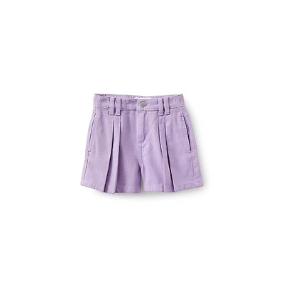 Cotton On Little Girls Little/Big Sarai Pleat Front Denim Short