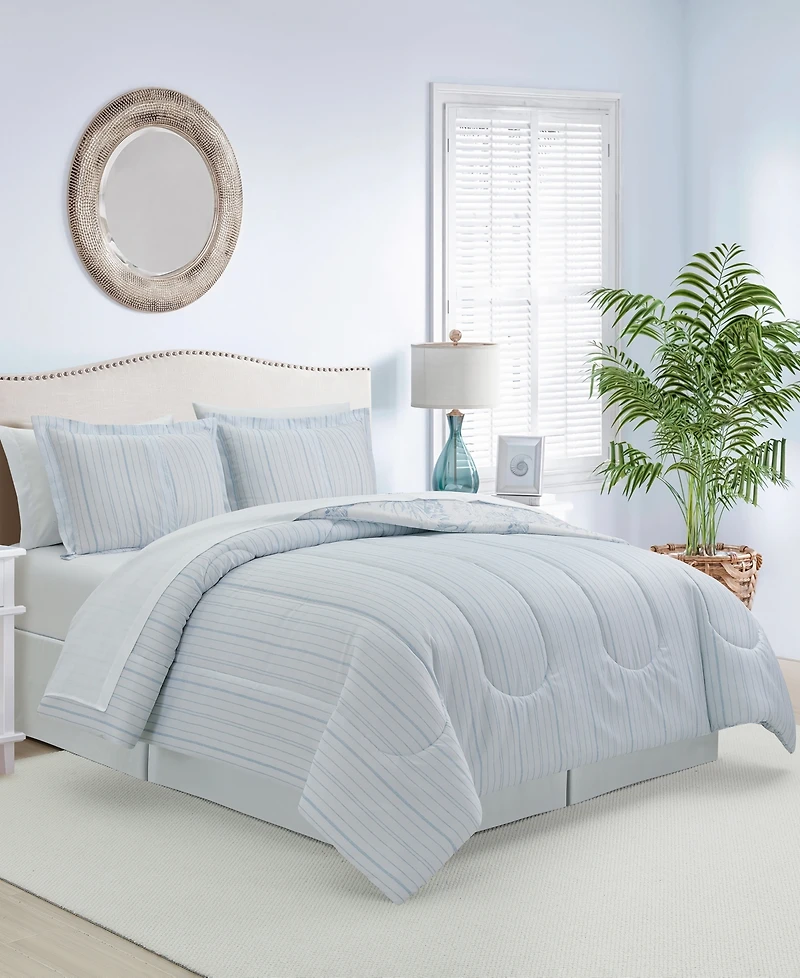 Sunham Coastal Coral 8-Pc. Comforter Sets