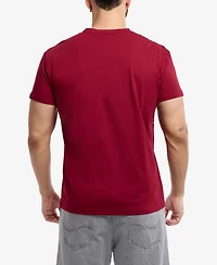 X-Ray Men's Basic Henley Neck Short Sleeve T-Shirt