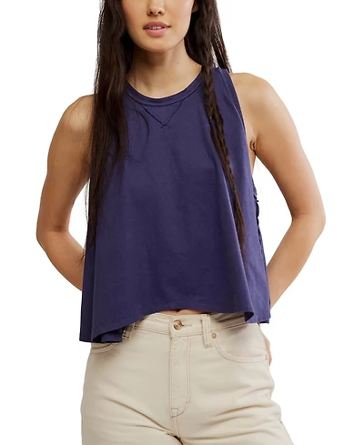 Free People Women's Hialeah Sleeveless Cotton T-Shirt