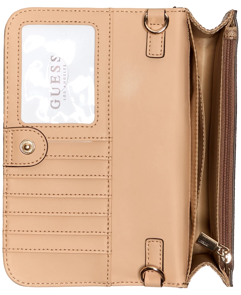 Guess Noelle Ii Mini Flap Logo Crossbody Bag