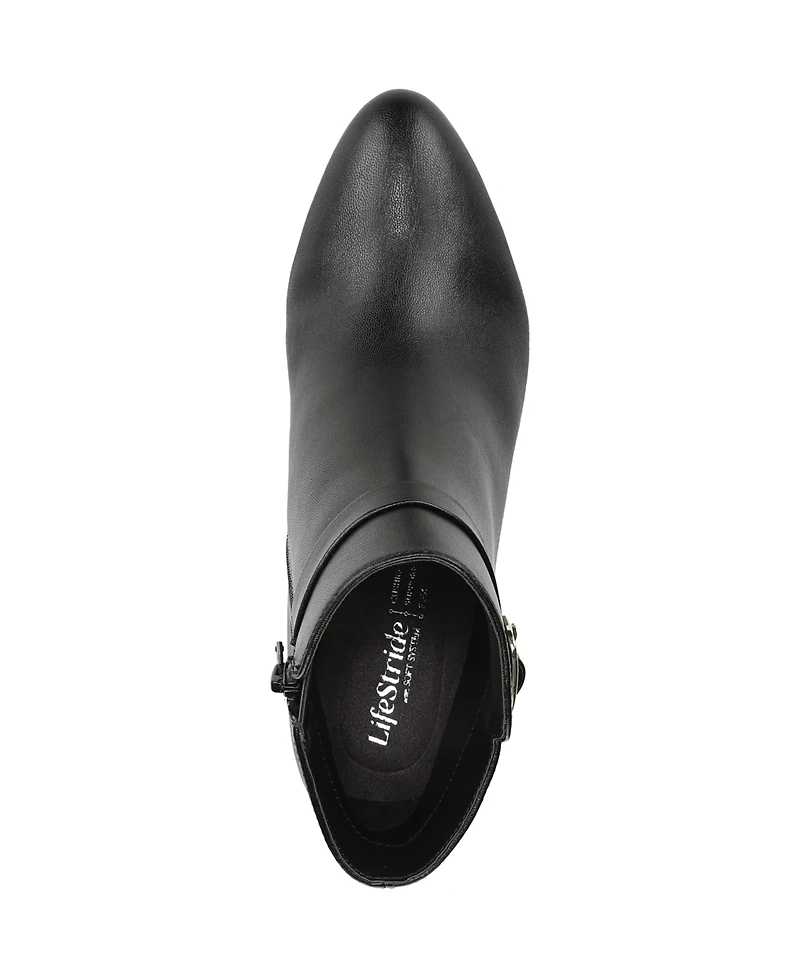 LifeStride Women's Guild 3 Zip Dress Short Boots