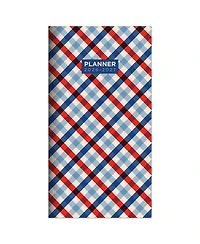 2026-2027 Patriotic Plaid Small Monthly Pocket Planner