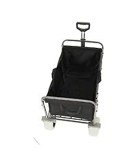 Heavy-Duty Beach Wagon & Foldable Utility Cart Combo