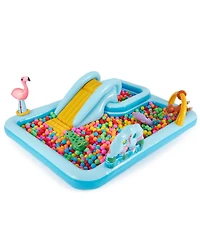 Intex 96" x 78" x 28" Inflatable Jungle Adventure Play Center Spray Kiddie Pool