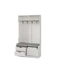 Hall Tree with Storage Bench & Shelf