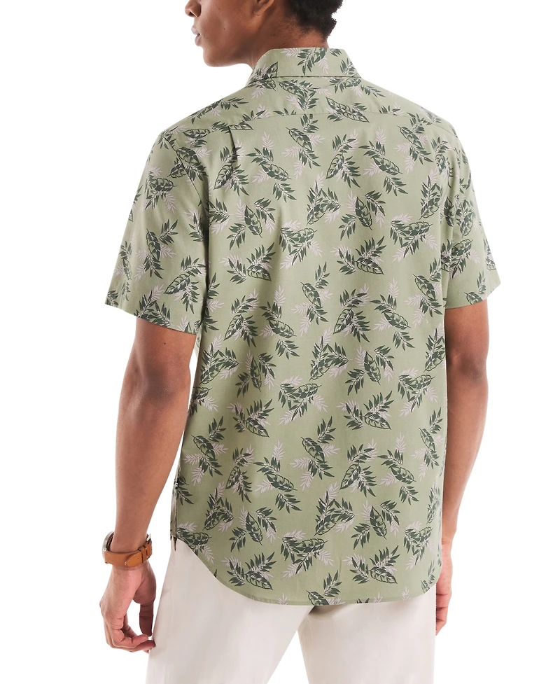 Nautica Men's Leaf-Pattern Shirt