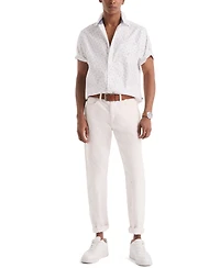 Nautica Men's Sailboat-Pattern Oxford Shirt