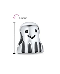 Bling Jewelry Spooky Halloween Ghost Charm Bead Sterling Silver for European Bracelet