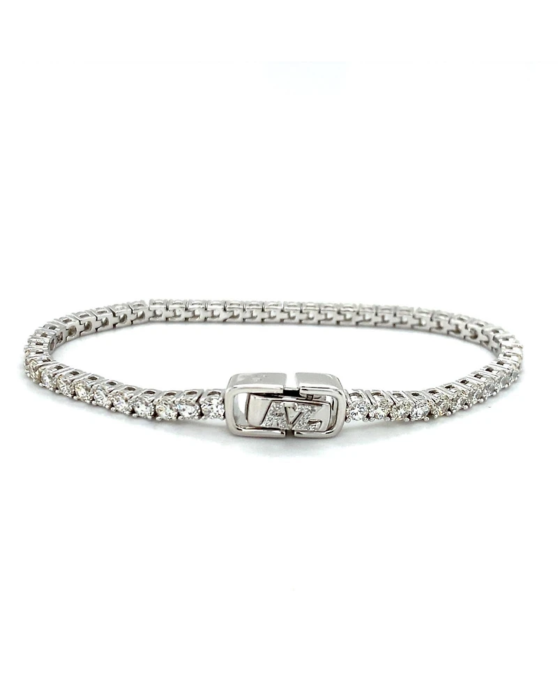 Anna Zuckerman Luxe G Color 5 Carat Tennis Bracelet Four Prong