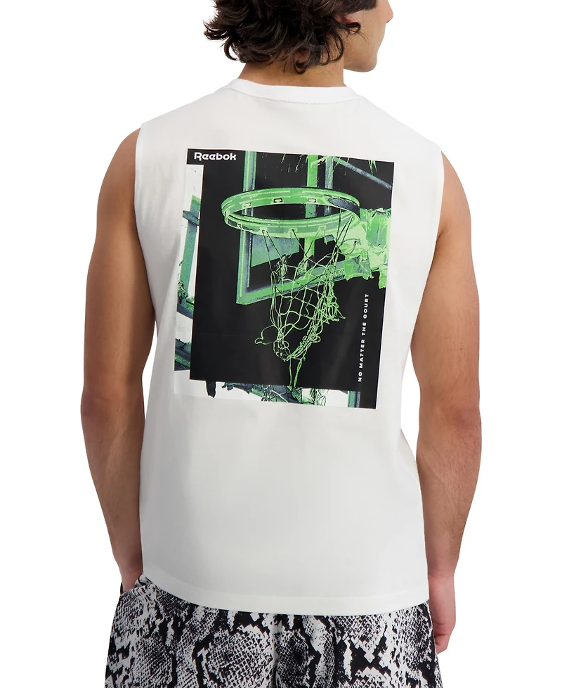 Reebok Men's Post-Up Logo Tank Top