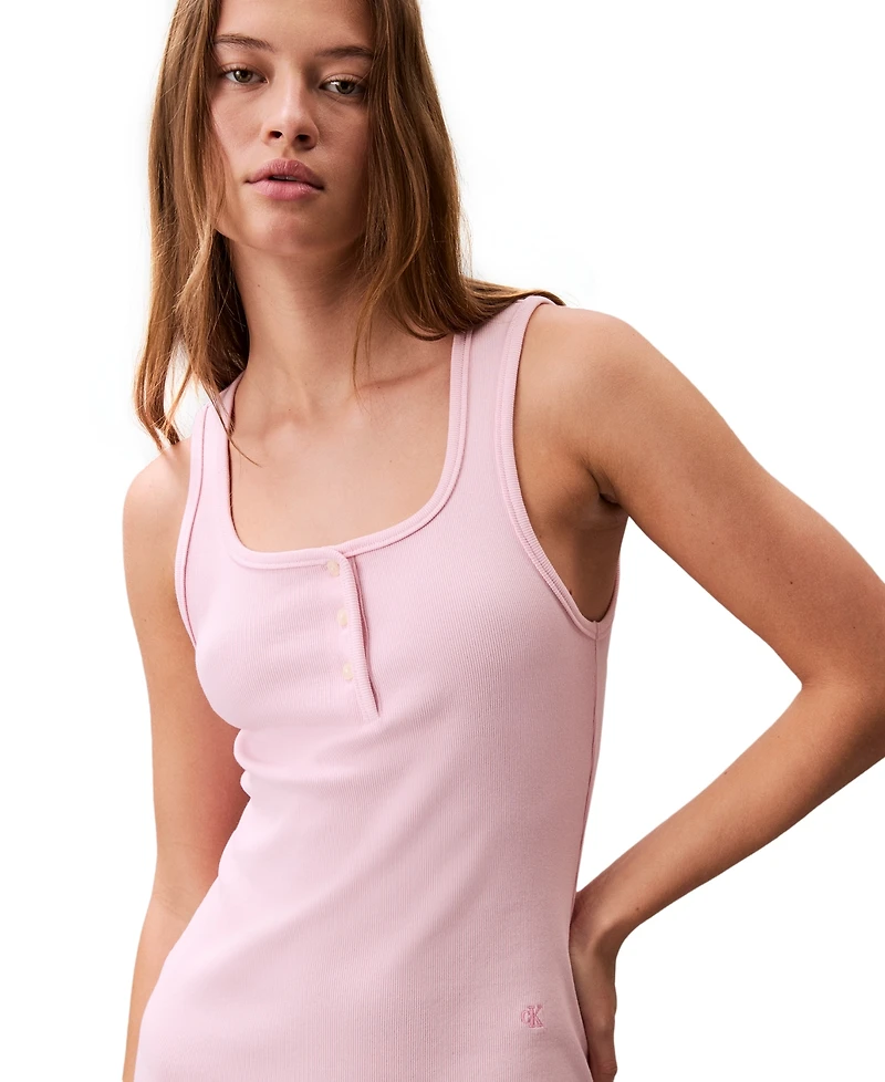 Calvin Klein Jeans Women's Contour Ribbed Mini Tank Dress