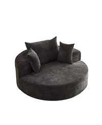 Streamdale 55" Chenille Swivel Sleeper Chair for Comfort & Style