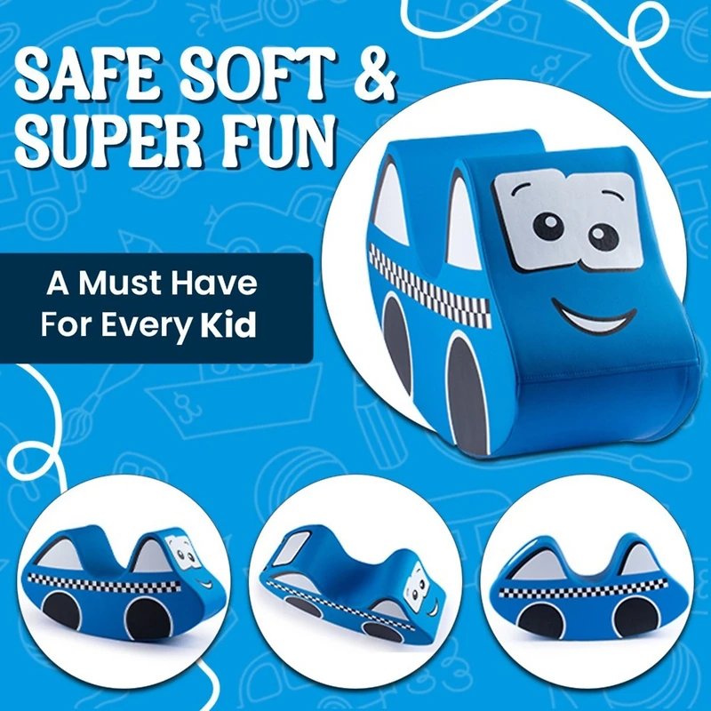 Bintiva Soft Play Police Car Rocker