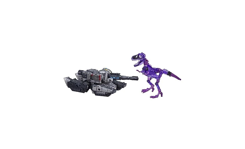 Megatron and Paleotrex Set of 2 Netflix Edition | Transformers Generations War for Cybertron Trilogy
