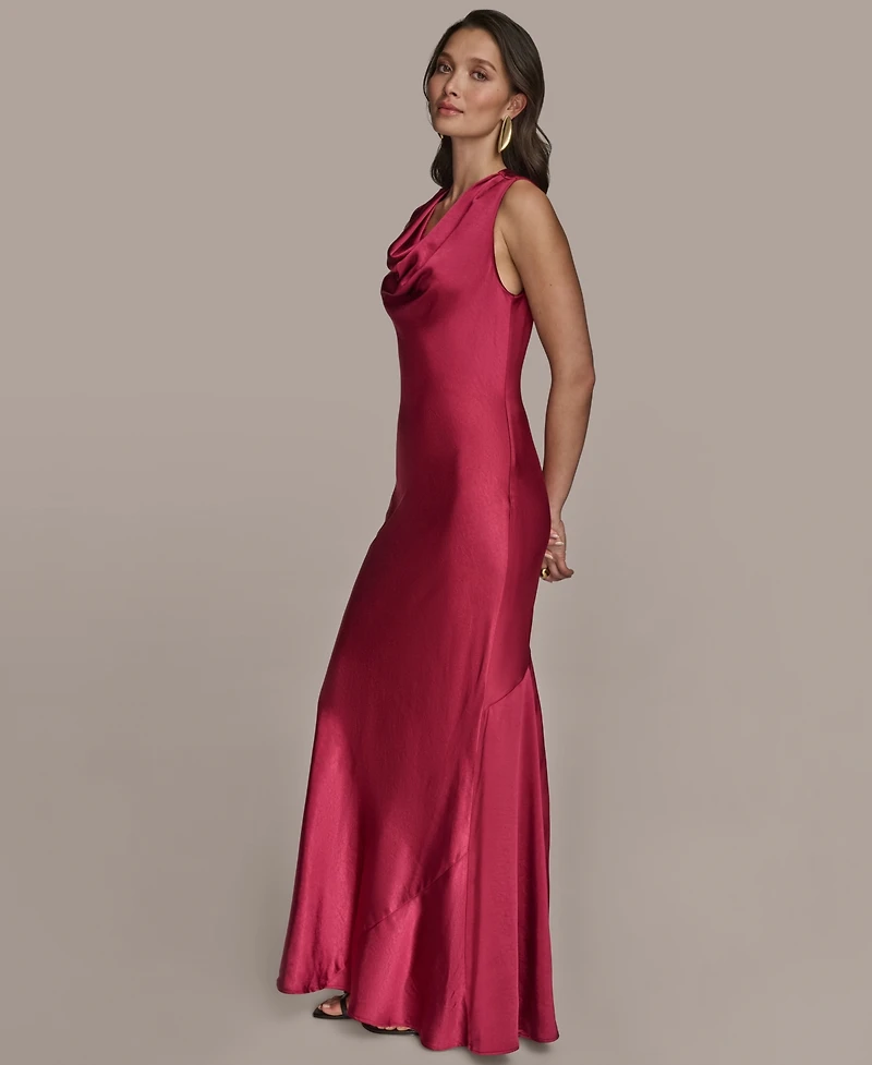 Donna Karan New York Women's Cowlneck Gown