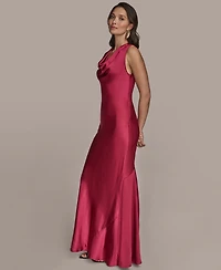 Donna Karan New York Women's Cowlneck Gown