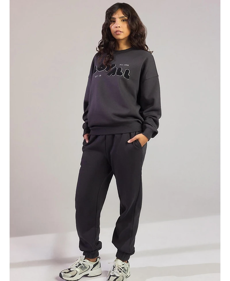 Lovall Women's All Szn Organic Oversized Sweatshirt Two