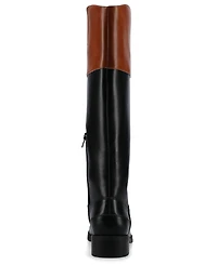 Journee Collection Women's Dressage Round Toe Riding Boots