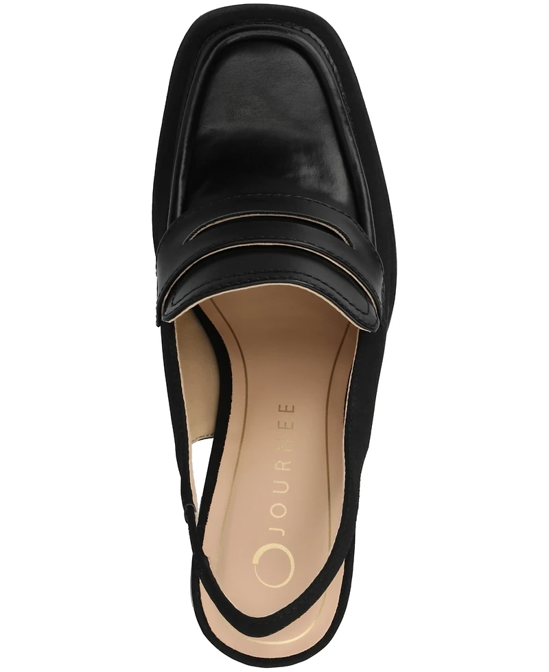Journee Collection Women's Henrika Square Toe Pumps