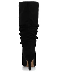 Journee Collection Women's Sonnet Pointed Toe Slouchy Dress Boots