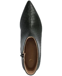 Journee Collection Women's Arely Kitten Heel Pointed Toe Dress Booties