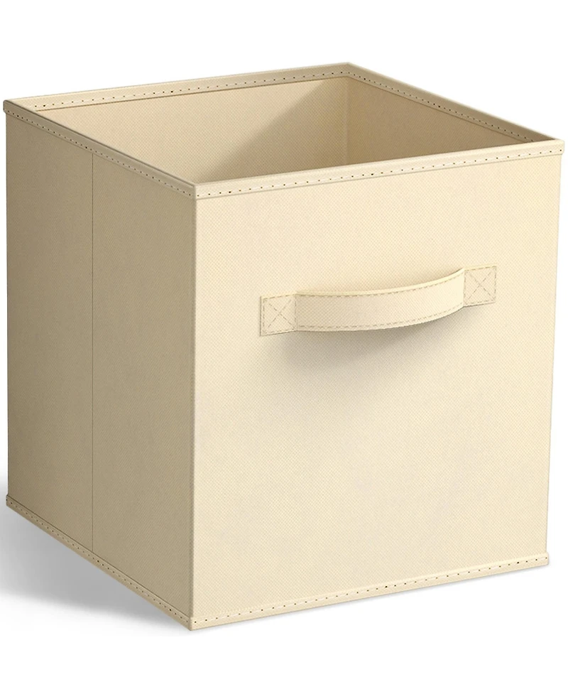 Sorbus 11 Inch Foldable Fabric Storage Cube Bin with Handles - for Organizing Pantry, Closet, Nursery, Playroom